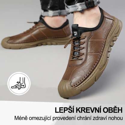 (🔥Dnes sleva 50 % – vezměte si to!) Prémiová stylová ortopedická obuv 👞 – Ergonomický design pro úlevu od bolesti