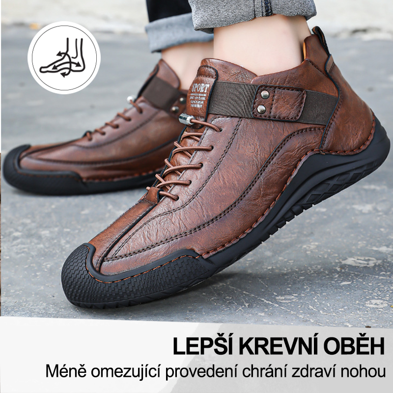(🔥Dnes sleva 50 % – vezměte si to!) Prémiová stylová ortopedická obuv 👞 – Ergonomický design pro úlevu od bolesti