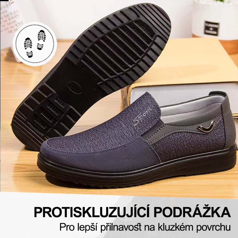 (🔥Dnes sleva 50 % – vezměte si to!) Prémiová stylová ortopedická obuv 👞 – Ergonomický design pro úlevu od bolesti