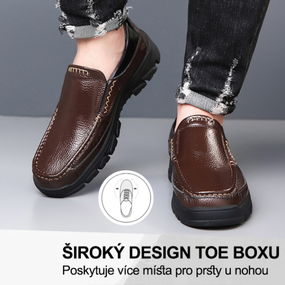 (🔥Dnes sleva 50 % – vezměte si to!) Prémiová stylová ortopedická obuv 👞 – Ergonomický design pro úlevu od bolesti