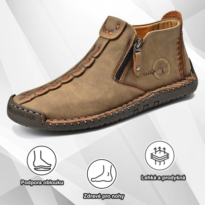 (🔥Dnes sleva 50 % – vezměte si to!) Prémiová stylová ortopedická obuv 👞 – Ergonomický design pro úlevu od bolesti