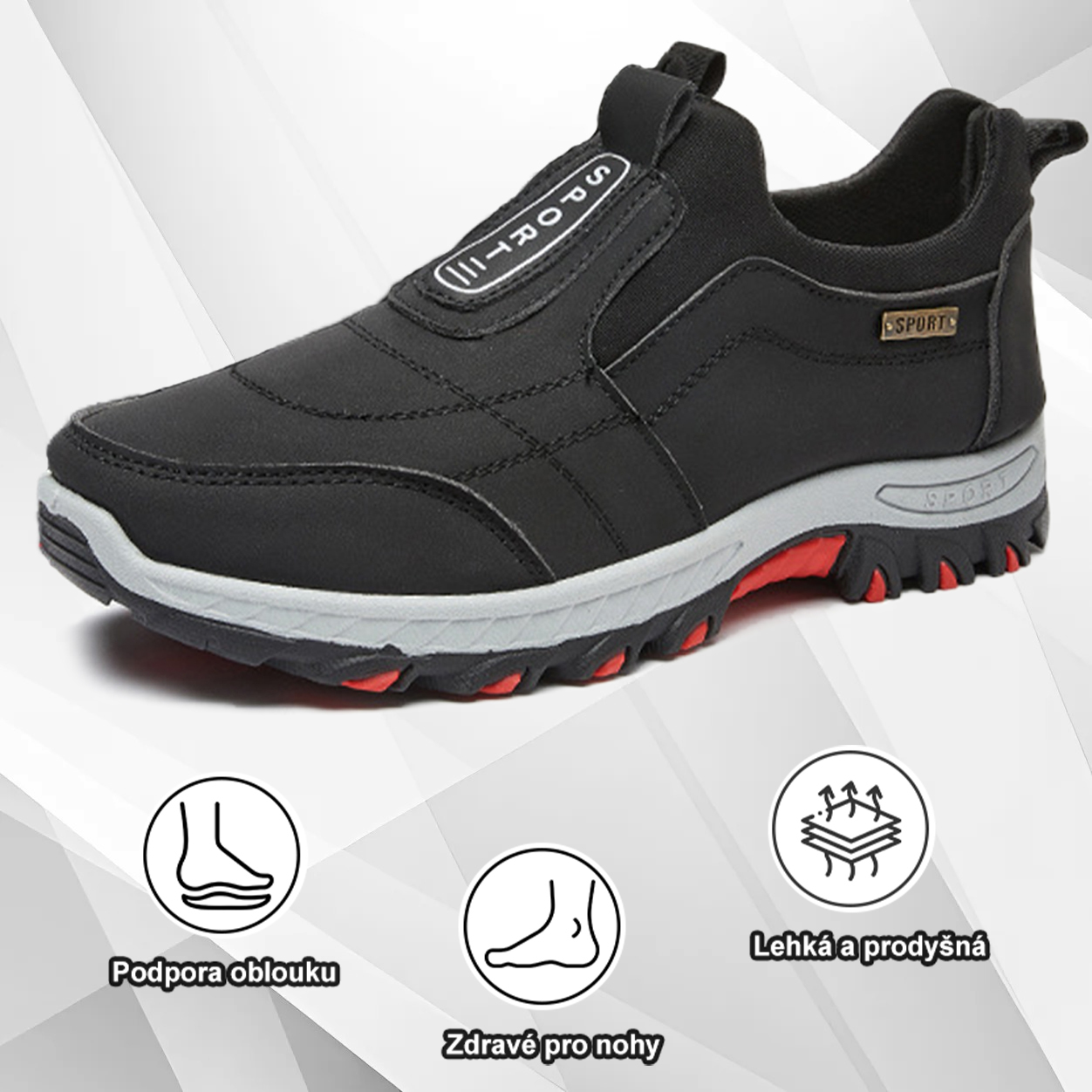 (🔥Dnes sleva 50 % – vezměte si to!) Prémiová stylová ortopedická obuv 👞 – Ergonomický design pro úlevu od bolesti