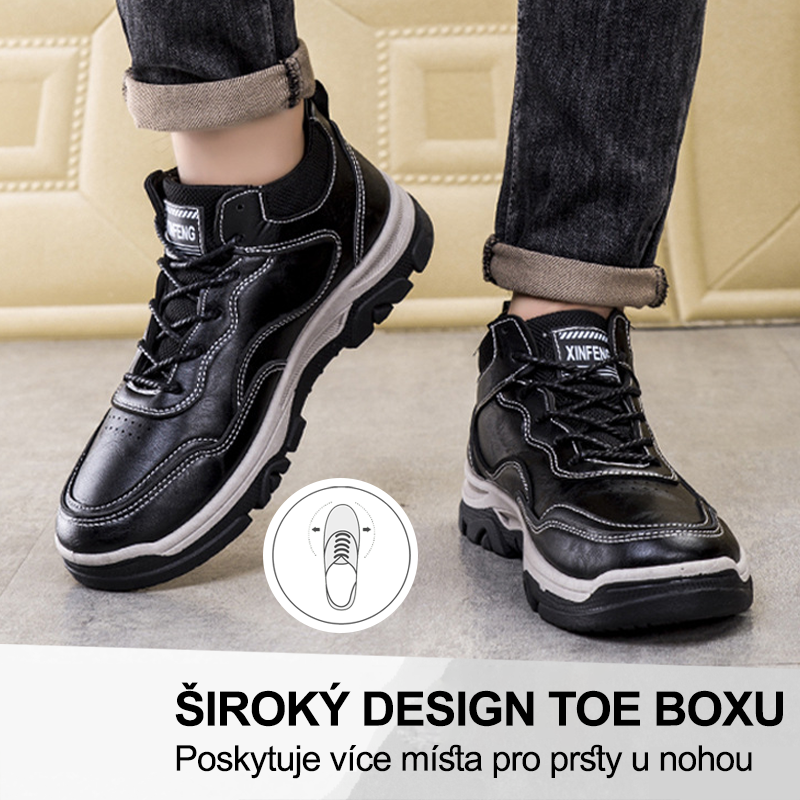 (🔥Dnes sleva 50 % – vezměte si to!) Prémiová stylová ortopedická obuv 👞 – Ergonomický design pro úlevu od bolesti