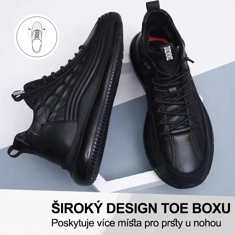 (🔥Dnes sleva 50 % – vezměte si to!) Prémiová stylová ortopedická obuv 👞 – Ergonomický design pro úlevu od bolesti