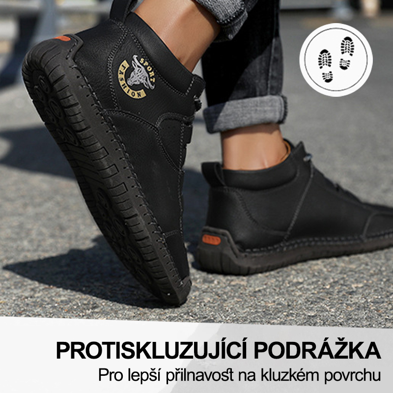 (🔥Dnes sleva 50 % – vezměte si to!) Prémiová stylová ortopedická obuv 👞 – Ergonomický design pro úlevu od bolesti