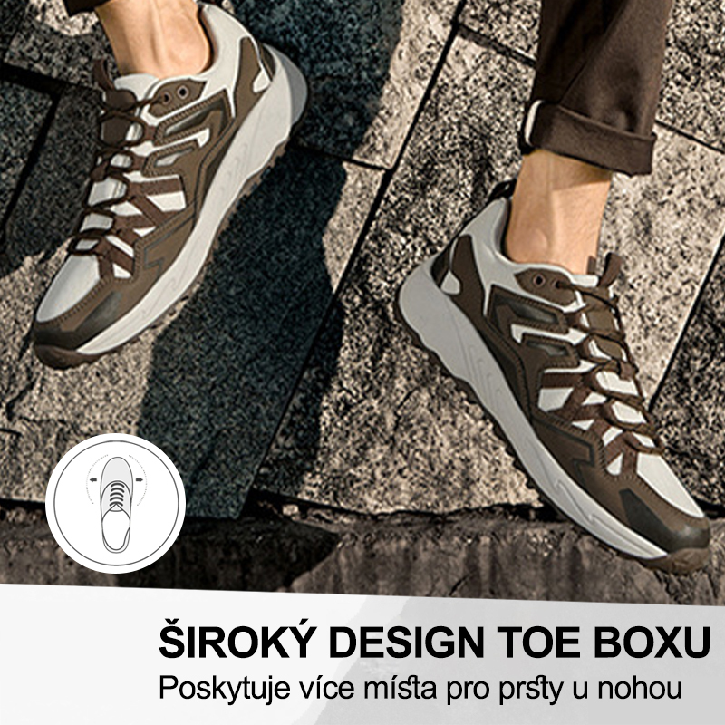 (🔥Dnes sleva 50 % – vezměte si to!) Prémiová stylová ortopedická obuv 👞 – Ergonomický design pro úlevu od bolesti