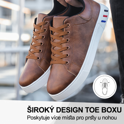捷克(🔥Dnes sleva 50 % – vezměte si to!) Prémiová stylová ortopedická obuv 👞 – Ergonomický design pro úlevu od bolesti