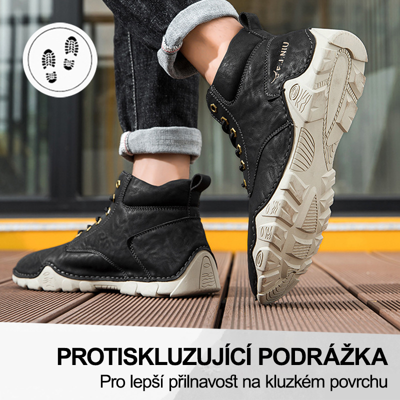 (🔥Dnes sleva 50 % – vezměte si to!) Prémiová stylová ortopedická obuv 👞 – Ergonomický design pro úlevu od bolesti