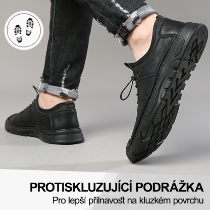 (🔥Dnes sleva 50 % – vezměte si to!) Prémiová stylová ortopedická obuv 👞 – Ergonomický design pro úlevu od bolesti