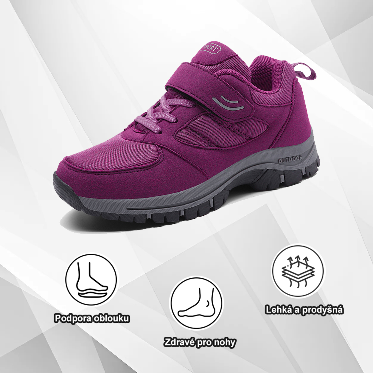 捷克(🔥Dnes sleva 50 % – vezměte si to!) Prémiová stylová ortopedická obuv 👞 – Ergonomický design pro úlevu od bolesti