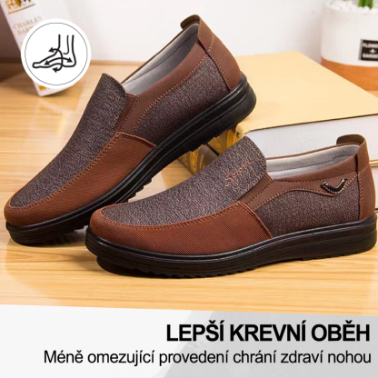 (🔥Dnes sleva 50 % – vezměte si to!) Prémiová stylová ortopedická obuv 👞 – Ergonomický design pro úlevu od bolesti
