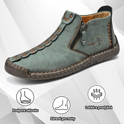 (🔥Dnes sleva 50 % – vezměte si to!) Prémiová stylová ortopedická obuv 👞 – Ergonomický design pro úlevu od bolesti