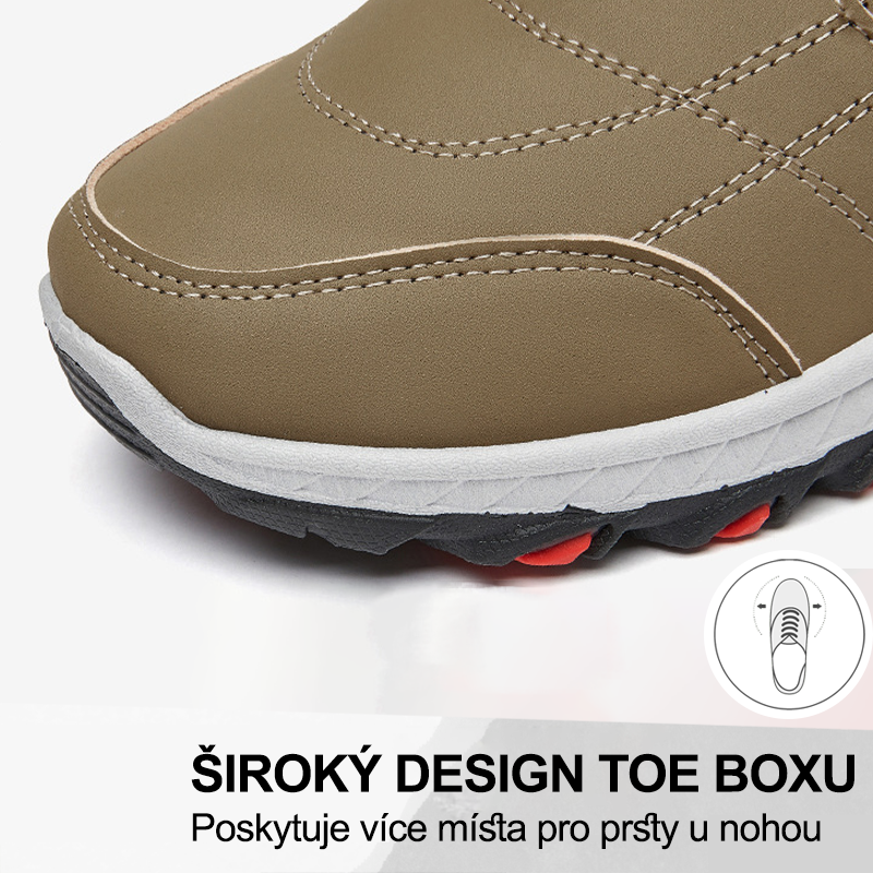 (🔥Dnes sleva 50 % – vezměte si to!) Prémiová stylová ortopedická obuv 👞 – Ergonomický design pro úlevu od bolesti