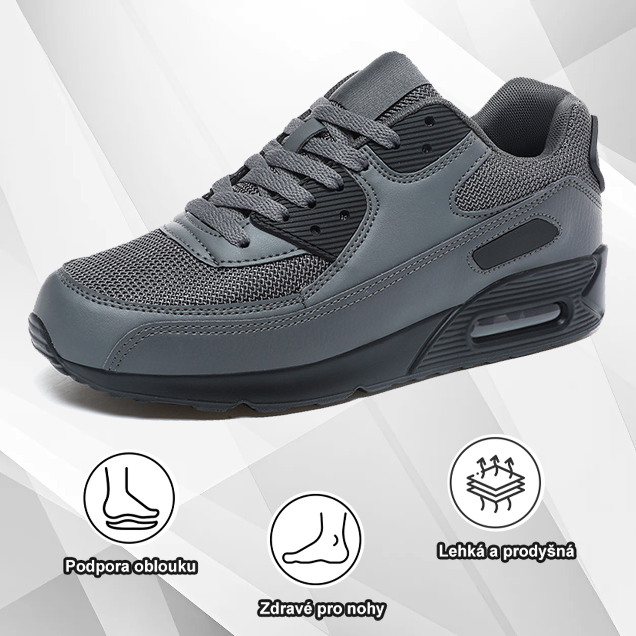 (🔥Dnes sleva 50 % – vezměte si to!) Prémiová stylová ortopedická obuv 👞 – Ergonomický design pro úlevu od bolesti