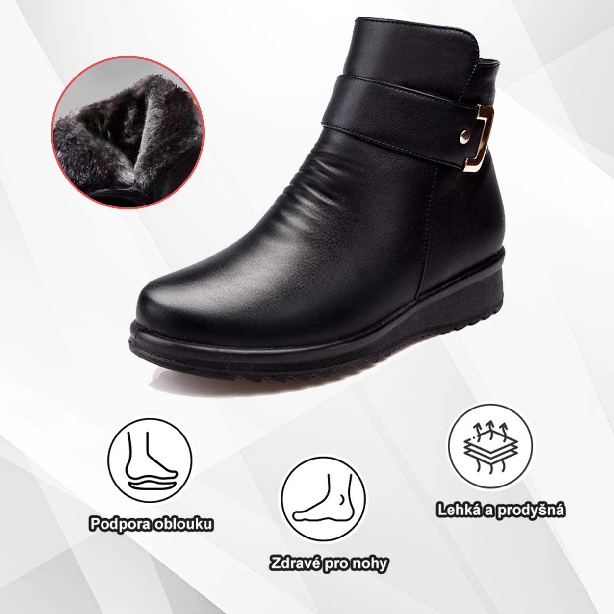 (🔥Dnes sleva 50 % – vezměte si to!) Prémiová stylová ortopedická obuv 👞 – Ergonomický design pro úlevu od bolesti