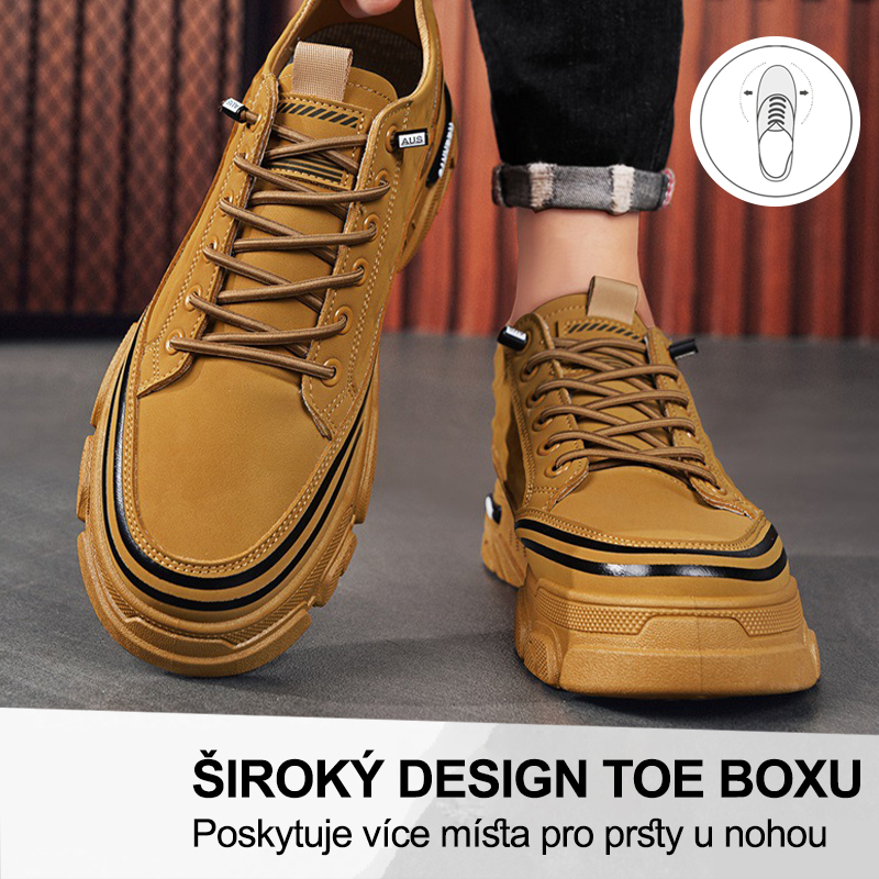 (🔥Dnes sleva 50 % – vezměte si to!) Prémiová stylová ortopedická obuv 👞 – Ergonomický design pro úlevu od bolesti