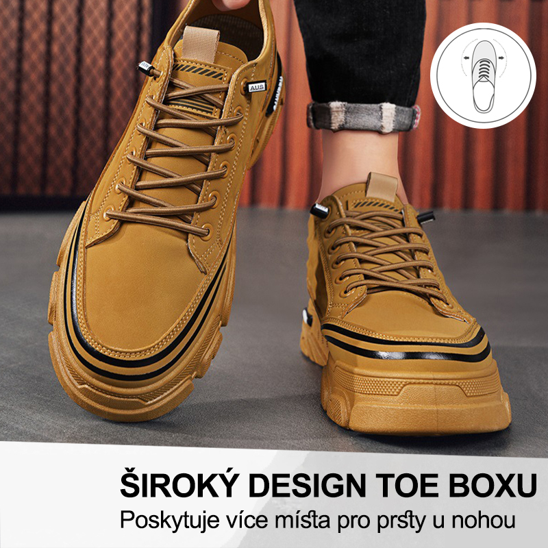 (🔥Dnes sleva 50 % – vezměte si to!) Prémiová stylová ortopedická obuv 👞 – Ergonomický design pro úlevu od bolesti