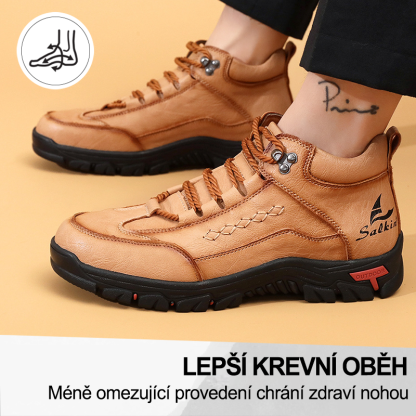 (🔥Dnes sleva 50 % – vezměte si to!) Prémiová stylová ortopedická obuv 👞 – Ergonomický design pro úlevu od bolesti