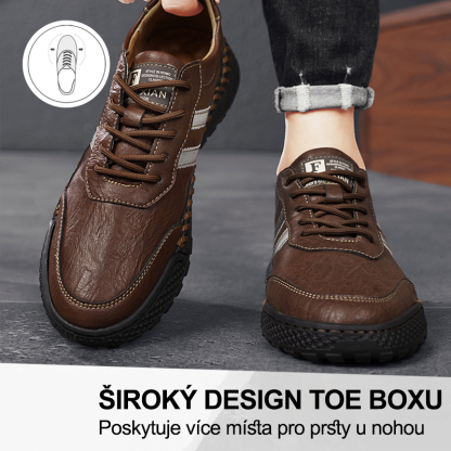 (🔥Dnes sleva 50 % – vezměte si to!) Prémiová stylová ortopedická obuv 👞 – Ergonomický design pro úlevu od bolesti