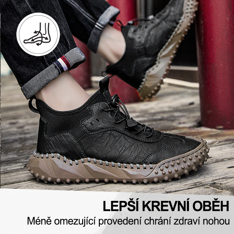 (🔥Dnes sleva 50 % – vezměte si to!) Prémiová stylová ortopedická obuv 👞 – Ergonomický design pro úlevu od bolesti