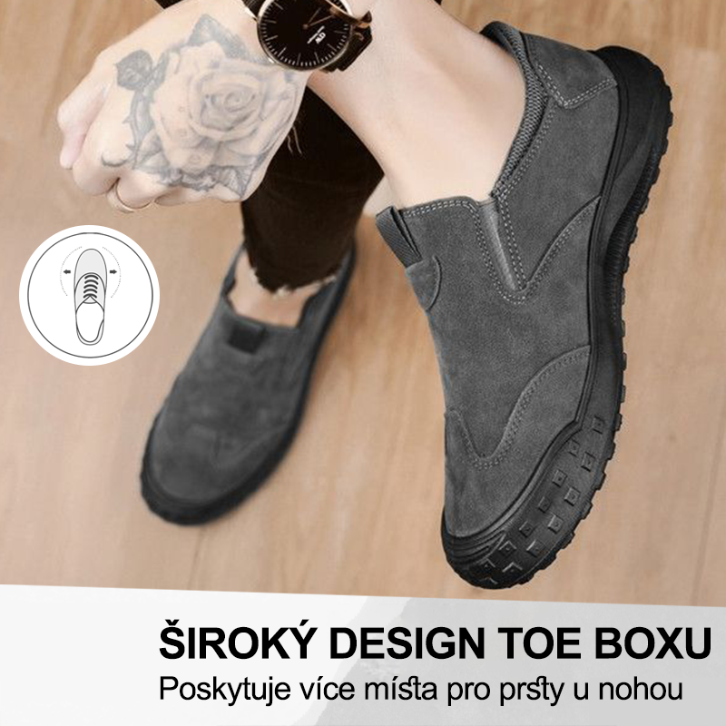 (🔥Dnes sleva 50 % – vezměte si to!) Prémiová stylová ortopedická obuv 👞 – Ergonomický design pro úlevu od bolesti