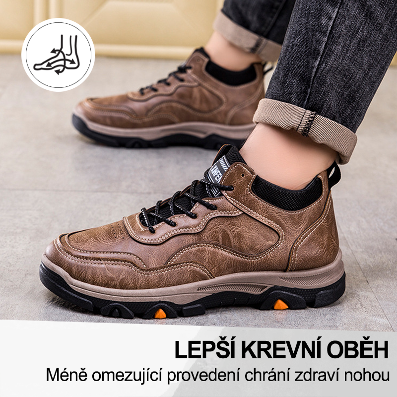 (🔥Dnes sleva 50 % – vezměte si to!) Prémiová stylová ortopedická obuv 👞 – Ergonomický design pro úlevu od bolesti