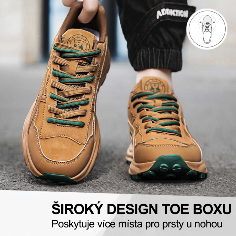 (🔥Dnes sleva 50 % – vezměte si to!) Prémiová stylová ortopedická obuv 👞 – Ergonomický design pro úlevu od bolesti