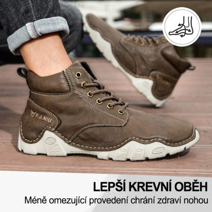 (🔥Dnes sleva 50 % – vezměte si to!) Prémiová stylová ortopedická obuv 👞 – Ergonomický design pro úlevu od bolesti