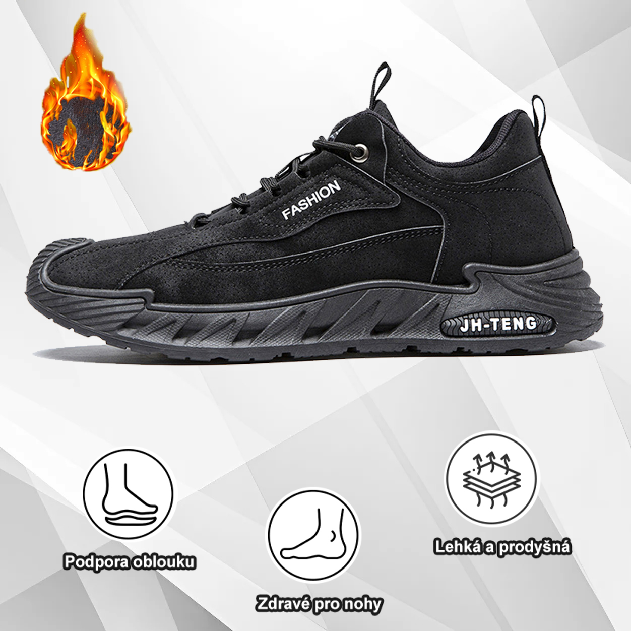 (🔥Dnes sleva 50 % – vezměte si to!) Prémiová stylová ortopedická obuv 👞 – Ergonomický design pro úlevu od bolesti