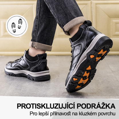 (🔥Dnes sleva 50 % – vezměte si to!) Prémiová stylová ortopedická obuv 👞 – Ergonomický design pro úlevu od bolesti