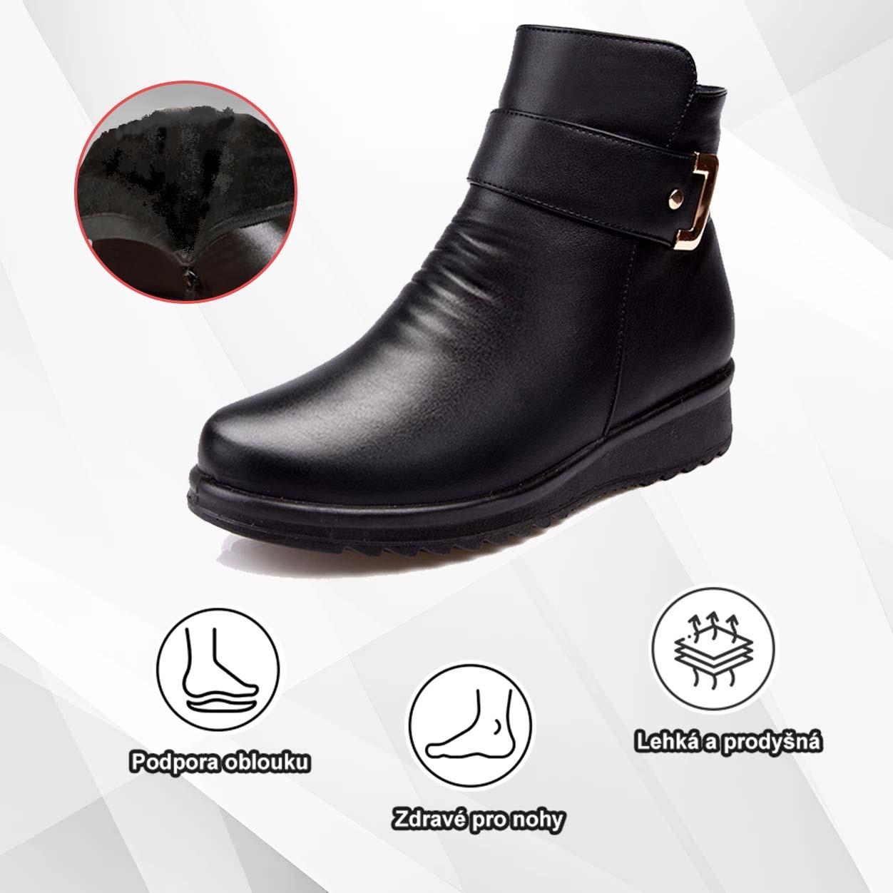 (🔥Dnes sleva 50 % – vezměte si to!) Prémiová stylová ortopedická obuv 👞 – Ergonomický design pro úlevu od bolesti