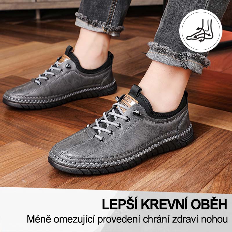 捷克(🔥Dnes sleva 50 % – vezměte si to!) Prémiová stylová ortopedická obuv 👞 – Ergonomický design pro úlevu od bolesti
