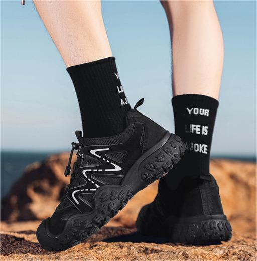 【🎁Dnešní 50% sleva - nenechte si ji ujít】Ergonomický design - nové outdoorové protiskluzové pánské turistické boty z roku 2025👞