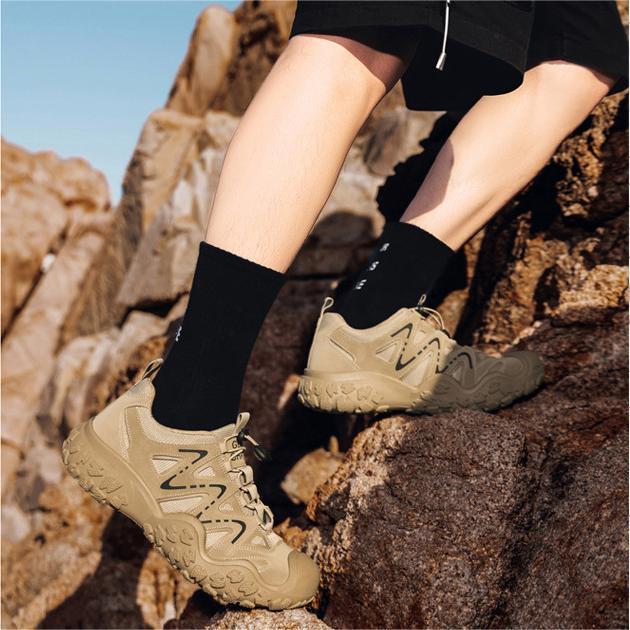 【🎁Dnešní 50% sleva - nenechte si ji ujít】Ergonomický design - nové outdoorové protiskluzové pánské turistické boty z roku 2025👞
