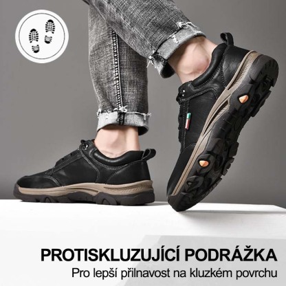 (🔥Dnes sleva 50 % – vezměte si to!) Prémiová stylová ortopedická obuv 👞 – Ergonomický design pro úlevu od bolesti