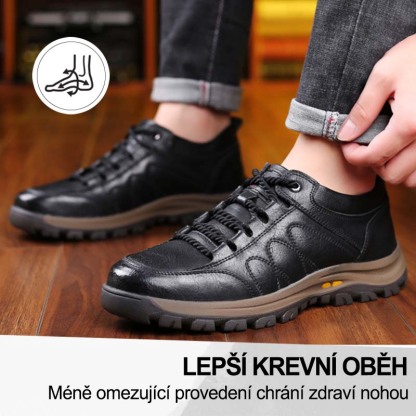 (🔥Dnes sleva 50 % – vezměte si to!) Prémiová stylová ortopedická obuv 👞 – Ergonomický design pro úlevu od bolesti