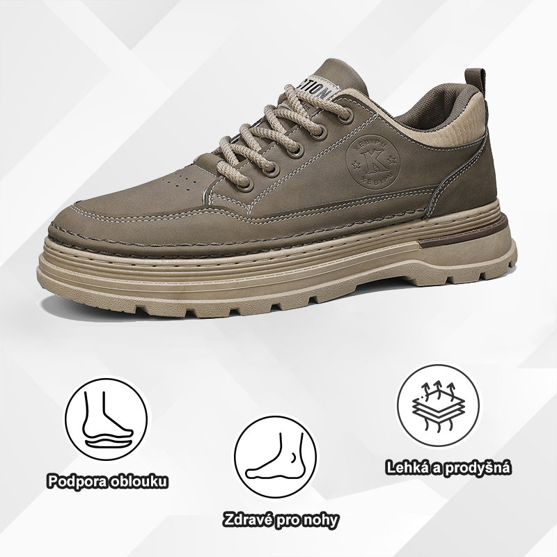 (🔥Dnes sleva 50 % – vezměte si to!) Prémiová stylová ortopedická obuv 👞 – Ergonomický design pro úlevu od bolesti