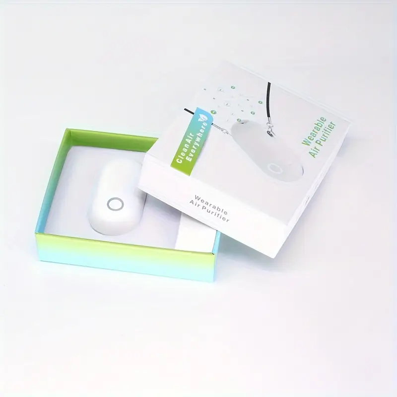 portable necklace rechargeable wearable negative in pink white usb powered silent operation for outdoor car ideal gift for men women mothers fathers friends for car details 13