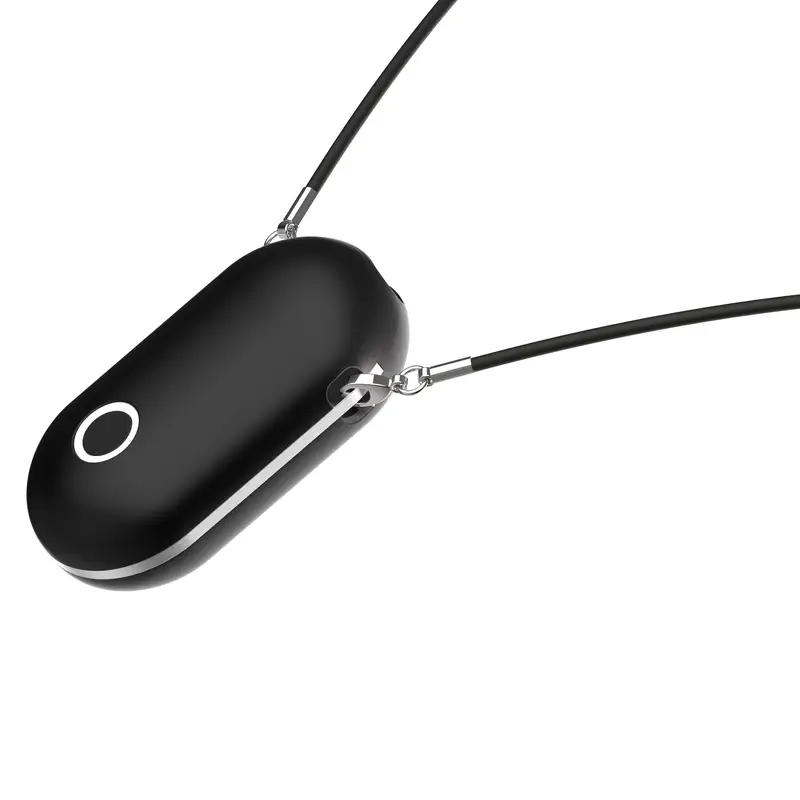 portable necklace rechargeable wearable negative in pink white usb powered silent operation for outdoor car ideal gift for men women mothers fathers friends for car details 9