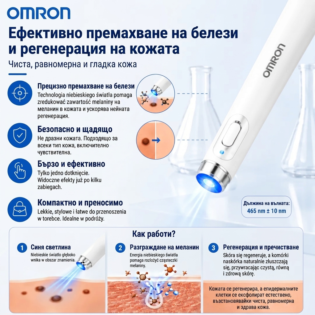 ✨Omron™ 2026 nowej generacji wielofunkcyjny pisak do pielęgnacji skóry – profesjonalne rozwiązanie do usuwania znamion i niedoskonałości. Nieinwazyjna technologia bez bólu i bez blizn dla zdrowszej, promiennej skóry. Wyprodukowano w USA.✨
