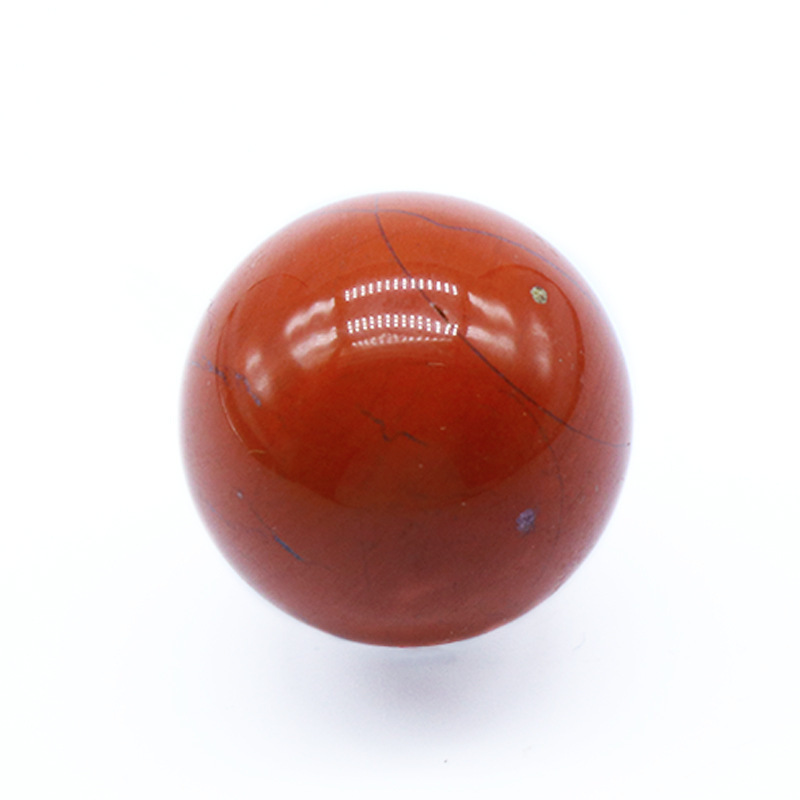 Natural Crystal Sphere Bead, 16mm No Hole Round Stone Bead for DIY Jewelry Making, Display Decor and Handmade Accessory Projects