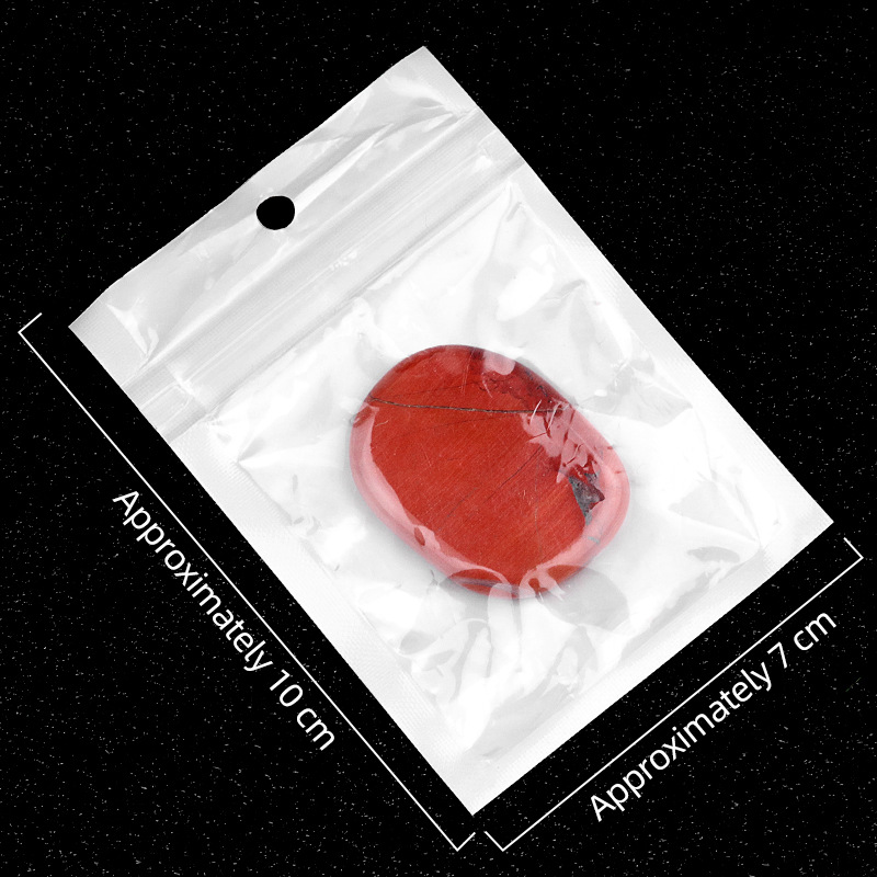 Natural Stone Oval Worry Thumb Stone Palm Relaxation Massage Pocket Stone Smooth Polished Oval Comfort Stone