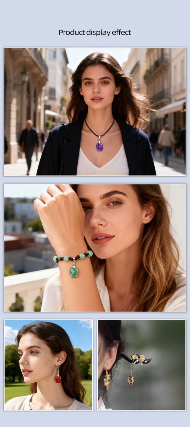 Natural Stone Faceted Rectangle Pendant Charm for DIY Necklace Bracelet Earrings Hair Accessories Craft Pendant