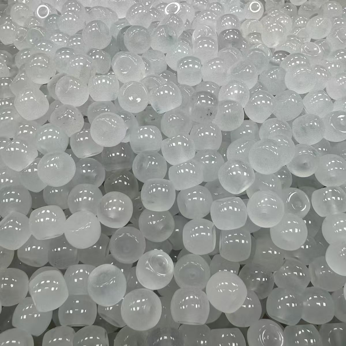 Icy White Moonlight Basan Quartzite Jade Barrel Beads 7x8mm, Natural Clear White Spacer Beads for Bracelet Mala DIY Jewelry Making