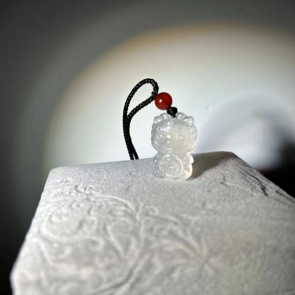 Natural Chalcedony Dragon Pendant Mini Carved Gemstone Charm 3D Zodiac Dragon Amulet Necklace Handcrafted Cord Charm 20260215 - 10