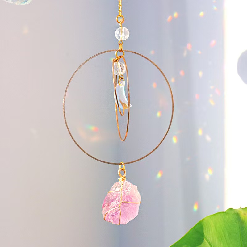 Crystal Prism Suncatcher Orb Rainbow Light Maker Hanging Window Decor