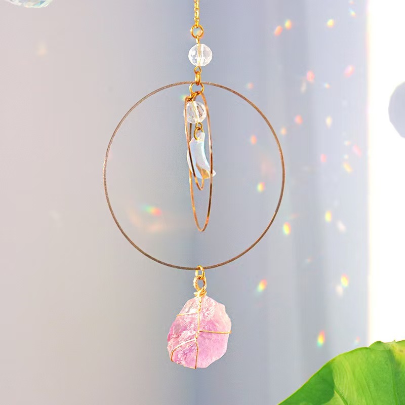 Crystal Prism Suncatcher Orb Rainbow Light Maker Hanging Window Decor
