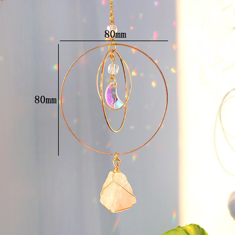 Crystal Prism Suncatcher Orb Rainbow Light Maker Hanging Window Decor