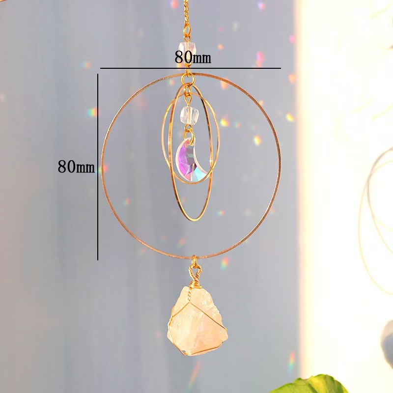 Crystal Prism Suncatcher Orb Rainbow Light Maker Hanging Window Decor