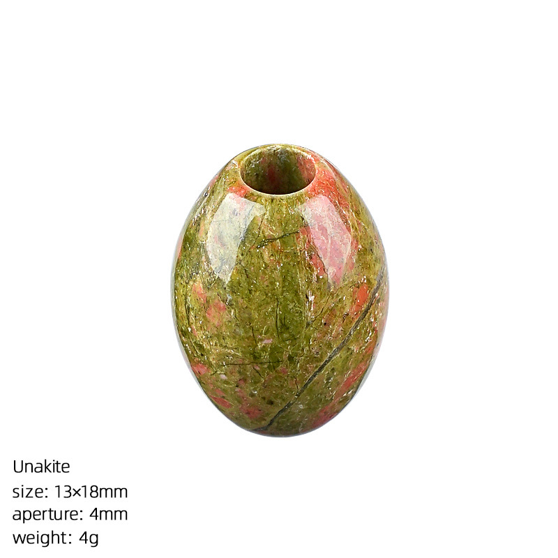 Natural Stone Barrel Bead Large Hole Spacer Beads DIY Bracelet Necklace Craft Loose Beads Handmade Accessory Supply